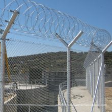 Clôture de sécurité périmétrique, clôture de liaison en chaîne